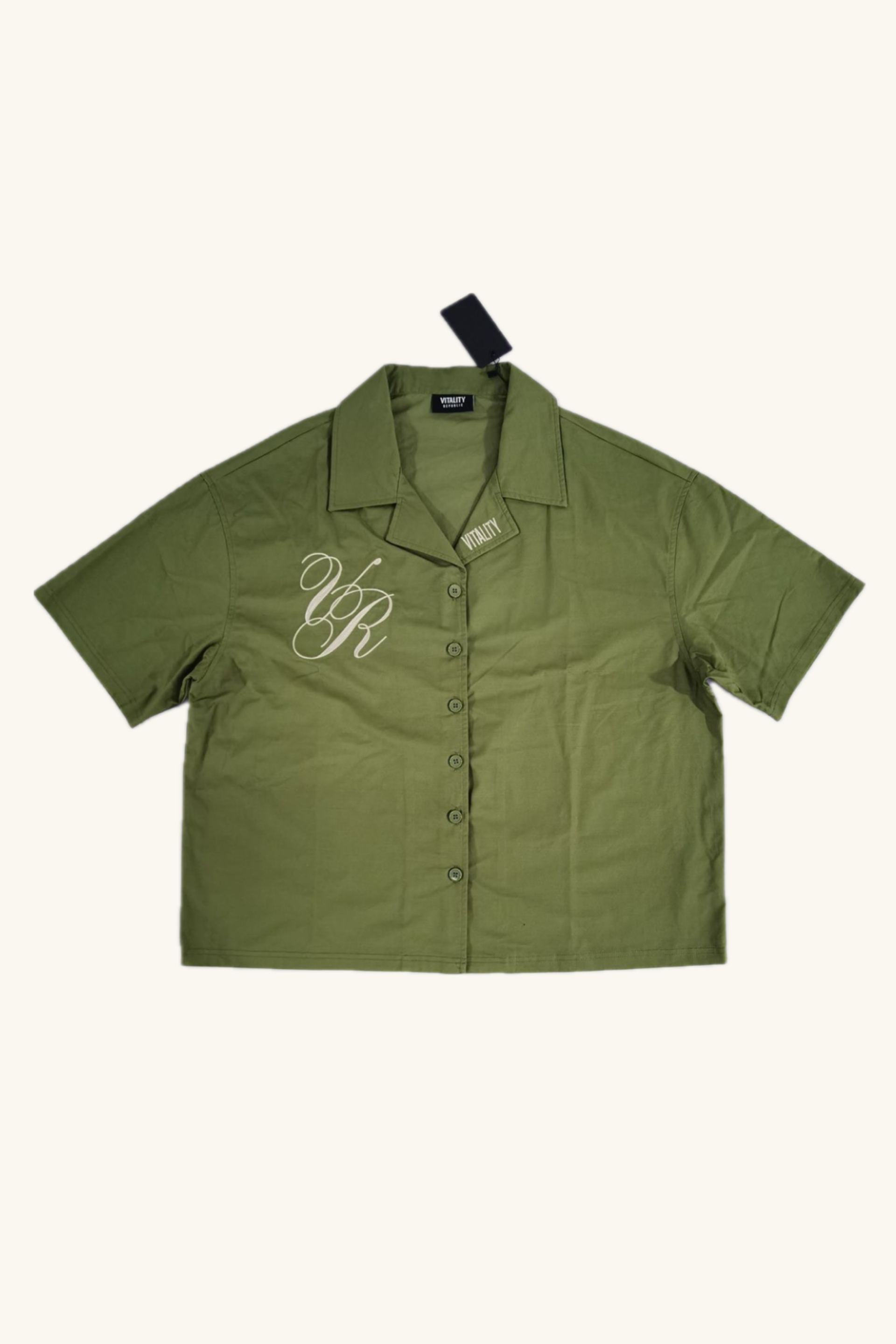 TNB Button-Up - Moss Green